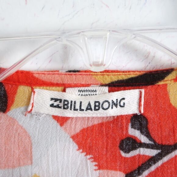 Billabong Colorful Long Sleeve Top - Size Small - Picture 4 of 8